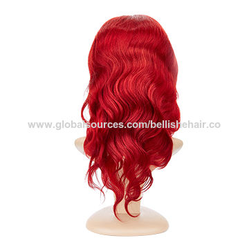 red virgin wig