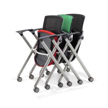Wholesale Foldable Mesh Fabric Training Chair Office Chair