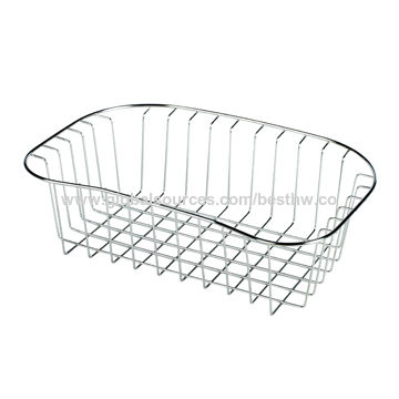 China Stainless Steel Wire Mesh Sink Dish Dryer Drainer From