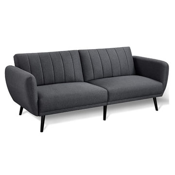 Seater Sofa Bed Couches Ribbed Tufted, 3 Seater Sofa Bed Settee