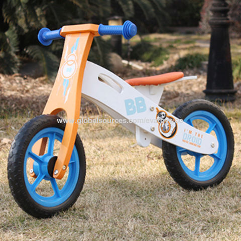 girls wooden balance bike