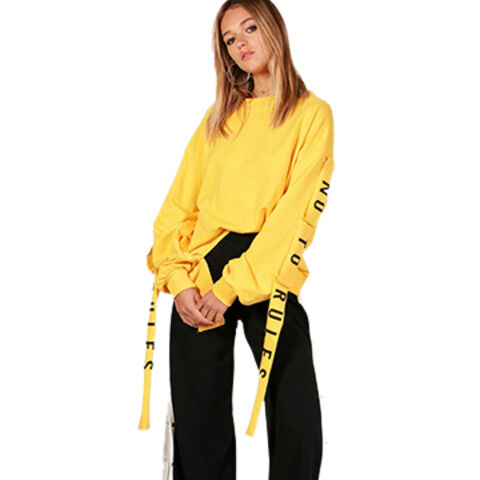 yellow hoodie wholesale