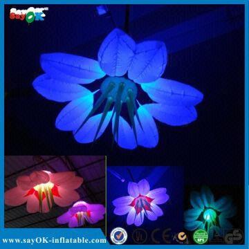 Inflatable Night Club Decor Led Flower With Five Petals Inflatable Night Club Decor China
