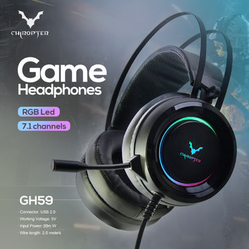 rgb led headset