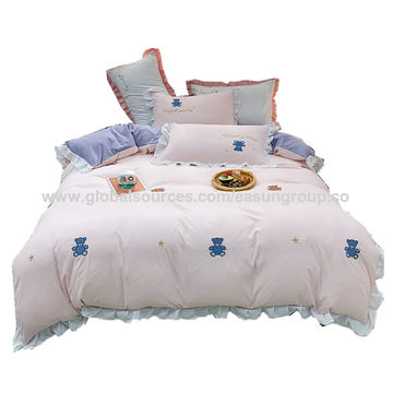 China Bed Sheet Cotton Hotel King Size, Big King Size Bed Sheet