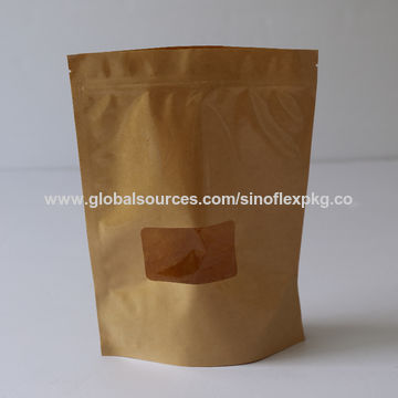 Download China Customized Resealable Brown Kraft Paper Food Bag Wholesale Paper Bag Packaging With Valve On Global Sources Kraft Paper Pouches Food Pouch Aluminum Foil Food Pouches
