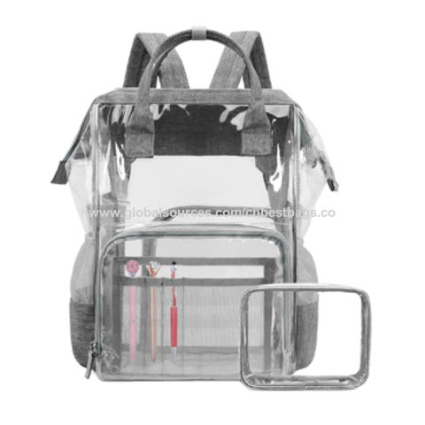 transparent school bags