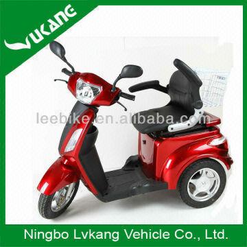 three wheeler battery scooter