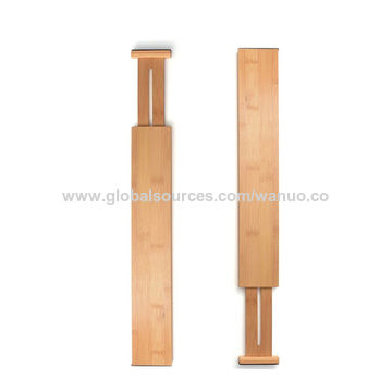 China Bamboo Expendable Drawer Dividers From Shanghai Exporter