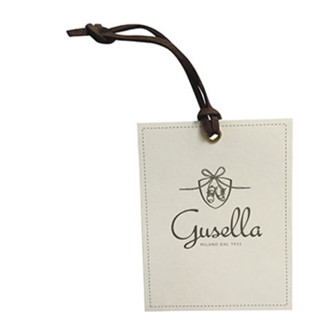 embossed hang tag
