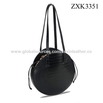 round croc bag