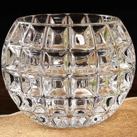 Crystal Tealight Holder Diamante 2 Hand Decorated Glass Votive