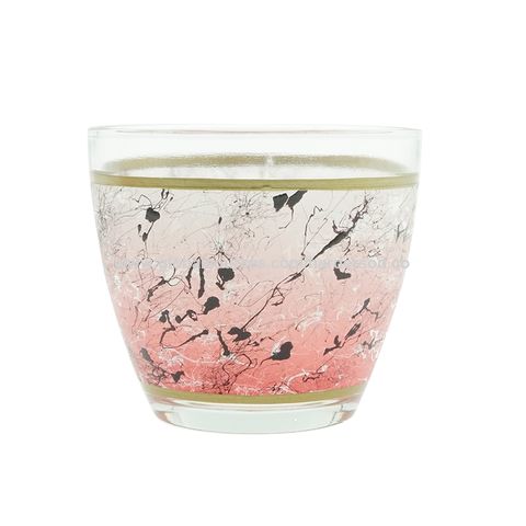 China7oz Glass Jars Candle Making 250ml Votive Candle Glass Holders With Unique Decoration On Global Sources