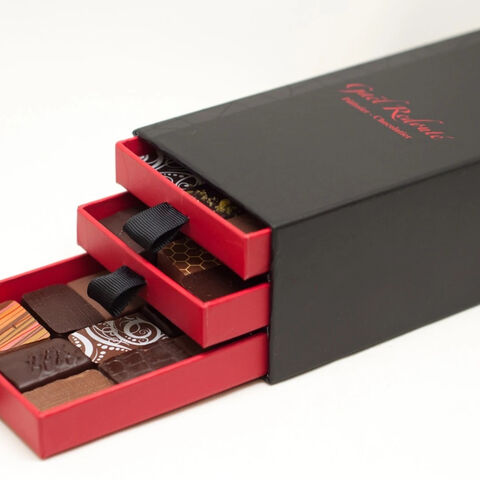 China Luxury Empty Small Chocolate Candy Packaging Gift Cardboard Drawer Boxes With Plastic Trays On Global Sources Paper Box For Chocolate Box Chocolate Packaging Chocolate Boxes With Plastic Trays