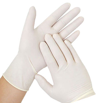 Supply of latex gloves, no powder 