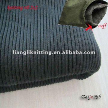 heavy ribbed knit fabric