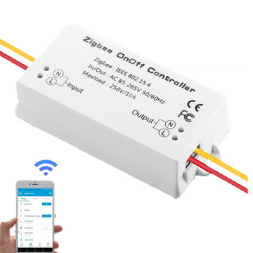 Zigbee On//Off Controller Smart Remote Control Switch Home Module 10A AC 85-265V