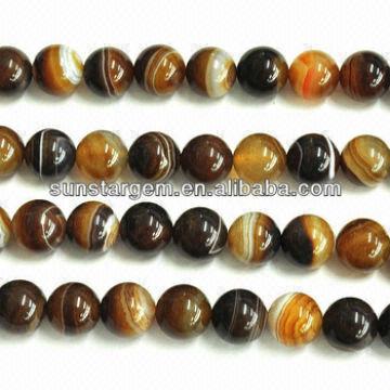 Details about   Unisex Gemstone Beaded Bracelet NATURAL BROWN COFFEE AGATE 12mm beads