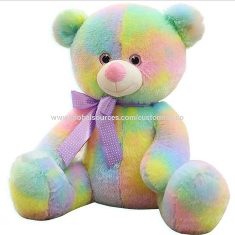 colorful big teddy bear