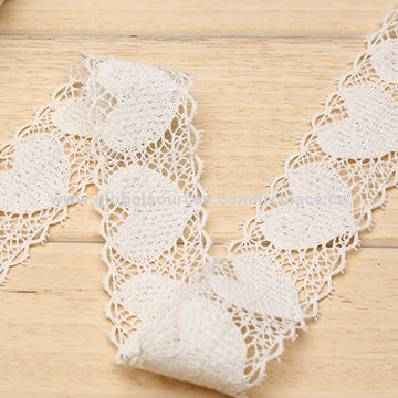 heart lace trim