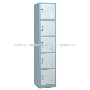 School Metal Furniture Storage Cabinet Wardrobe 5 Door Closet
