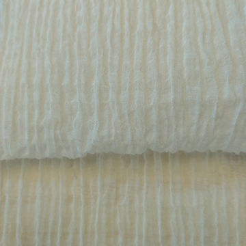 pleated silk chiffon fabric