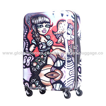 graffiti luggage set