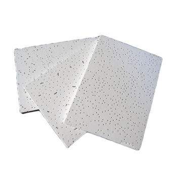 Mineral Fiber Board With Spray Sand Texture 6 To 20mm
