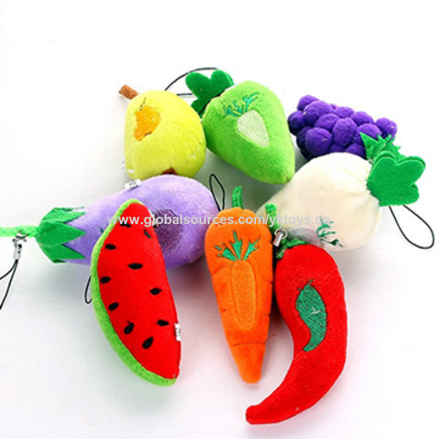 stuffed fruits and vegetable toys