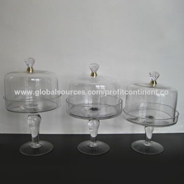 3-Pc Cake Plate Set