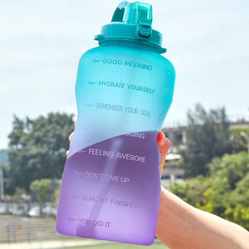 China Tritan BPA Free Water Jug 64oz Motivational Plastic Gallon Water ...