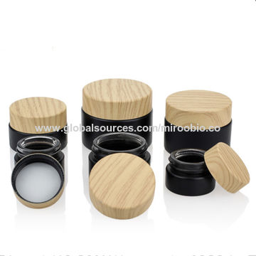 Download China 50g Black Matte Frosted Glass Cream Jar With Plastic Bamboo Lid On Global Sources Black Glass Cream Jar Frosted Glass Jar Wood Lid Glass Cream Container