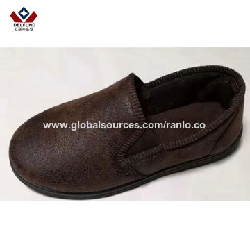 leather house slippers