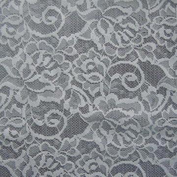 grey lace material