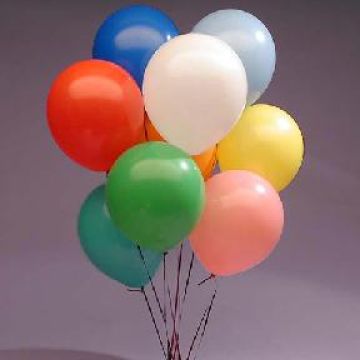 plastic balloons