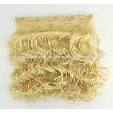 China One Piece Of Clip In Hair Extensions 613 Curly Clip Hair On Global Sources Clip In Human Hair Clip Hair Hair