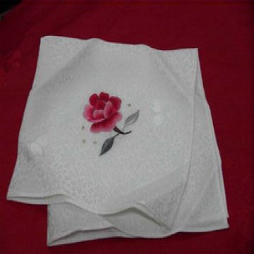 embroidered silk handkerchief