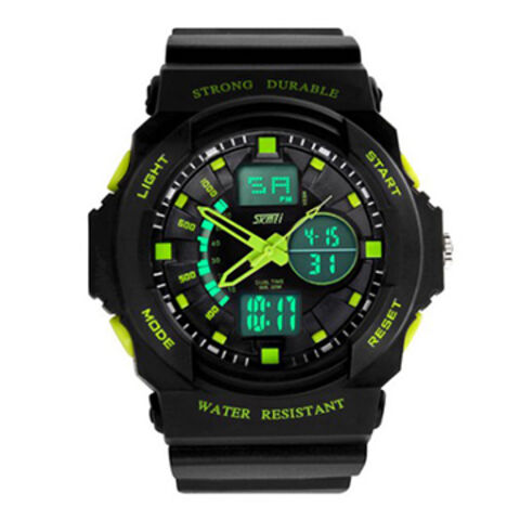 dual analog and digital watches