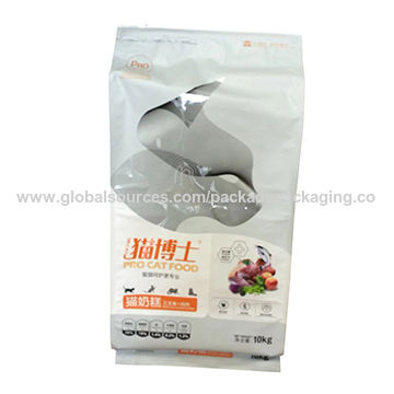 China Flat Bottom Packaging Bags,slider stand up pouch for pet food ...
