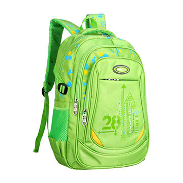 boys green backpack