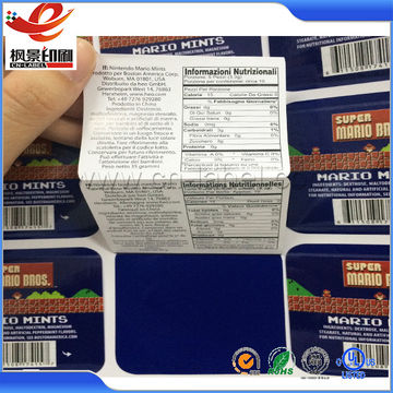 Customized Foldout Booklet Sticker Extended Content Labels Global Sources