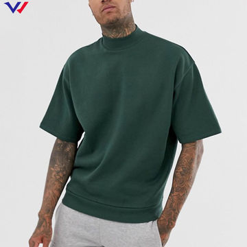 Blank turtleneck men cotton casual 