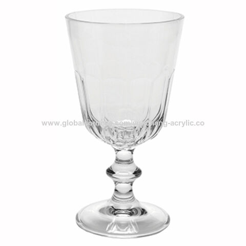 Taiwan Luxury Acrylic Hard Plastic 14oz Wine Glass Cup On Global