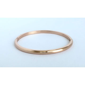 plain rose gold bangle