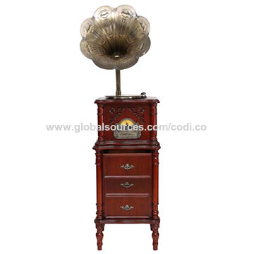China Clic Gramophone Wooden Turntable Record Player With Cd On Wooden Turntable Record Players China