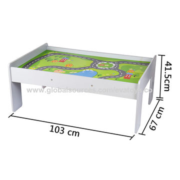 China Wooden Large Train Table For Children From Wenzhou