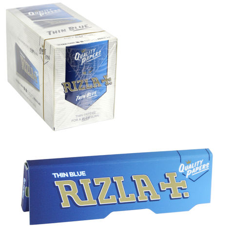 RIZLA SILVER KING SIZE SLIM rolling paper GENUINE Made in Belgium Smoking rizzla 