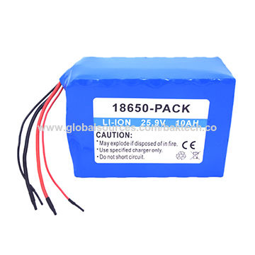 China Lithium-ion Battery Pack 25.9V/10Ah Soft Pack 18650 Cell UL1642 ...
