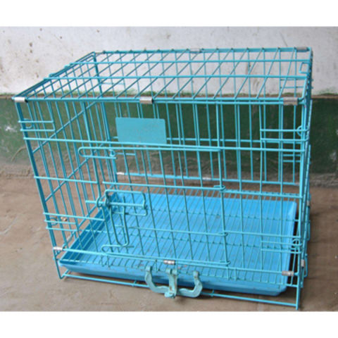 China Various sizes iron wire folding dog cages on Global Sources 