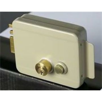 Yale Type Electrical Rim Lock Brass Cylinder Door Lock Elec4